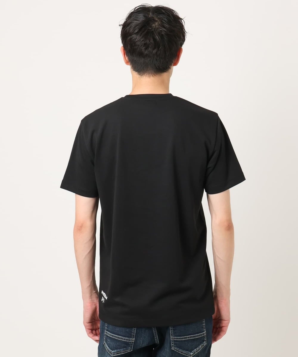 MKKIC27069 MK MICHEL KLEIN HOMME(MKミッシェルクランオム) 【YASDAQコラボ】アートモチーフカットソー ブラック