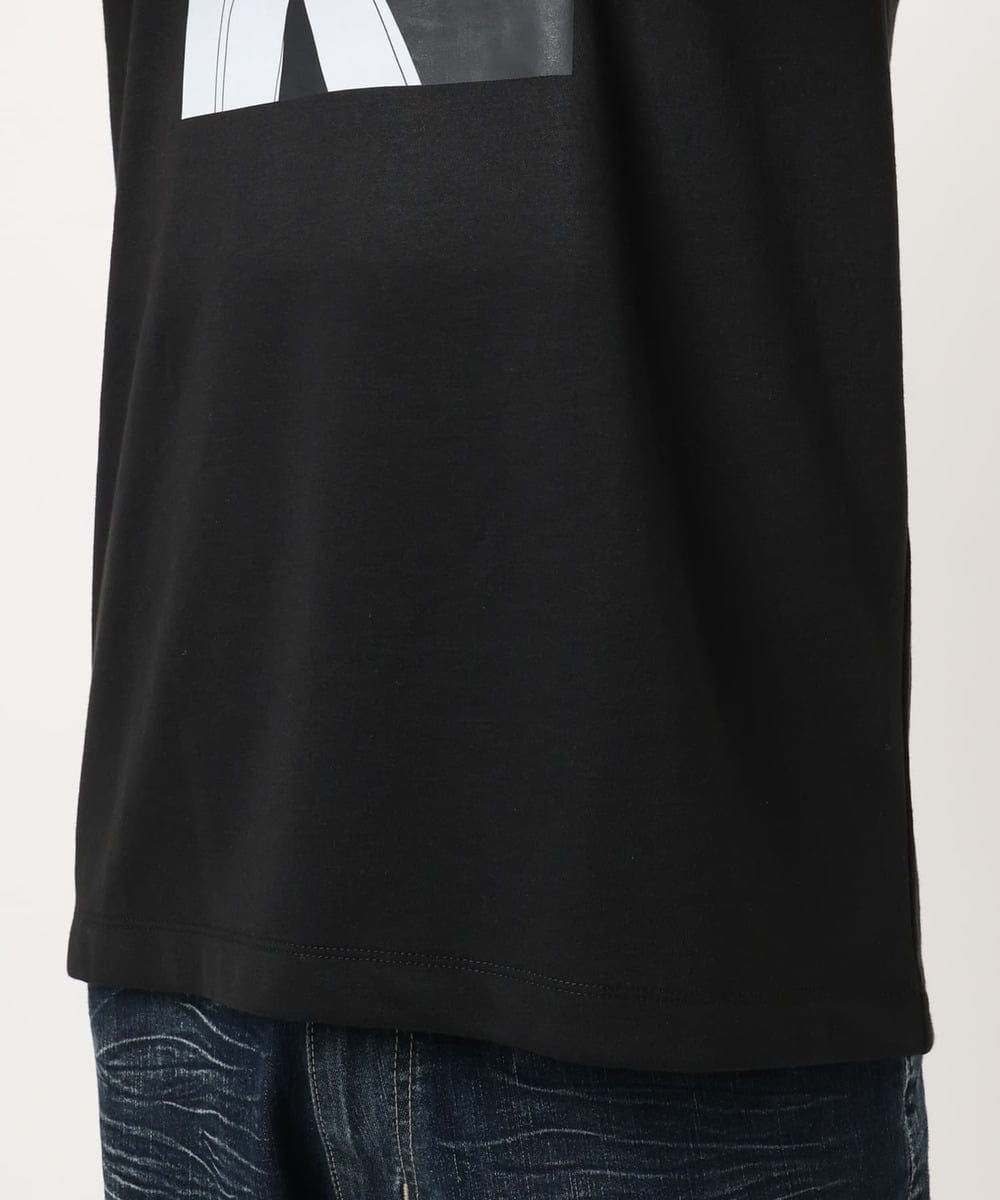 MKKIC27069 MK MICHEL KLEIN HOMME(MKミッシェルクランオム) 【YASDAQコラボ】アートモチーフカットソー ブラック