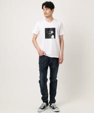 MKKIC28069 MK MICHEL KLEIN HOMME(MKミッシェルクランオム) 【YASDAQコラボ】グラフィックデザインカットソー ホワイト