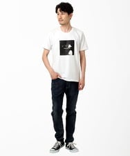 MKKIC28069 MK MICHEL KLEIN HOMME(MKミッシェルクランオム) 【YASDAQコラボ】グラフィックデザインカットソー ホワイト