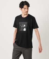 MKKIC28069 MK MICHEL KLEIN HOMME(MKミッシェルクランオム) 【YASDAQコラボ】グラフィックデザインカットソー ブラック