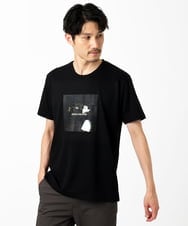 MKKIC28069 MK MICHEL KLEIN HOMME(MKミッシェルクランオム) 【YASDAQコラボ】グラフィックデザインカットソー ブラック