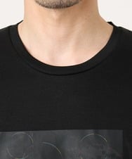 MKKIC28069 MK MICHEL KLEIN HOMME(MKミッシェルクランオム) 【YASDAQコラボ】グラフィックデザインカットソー ブラック