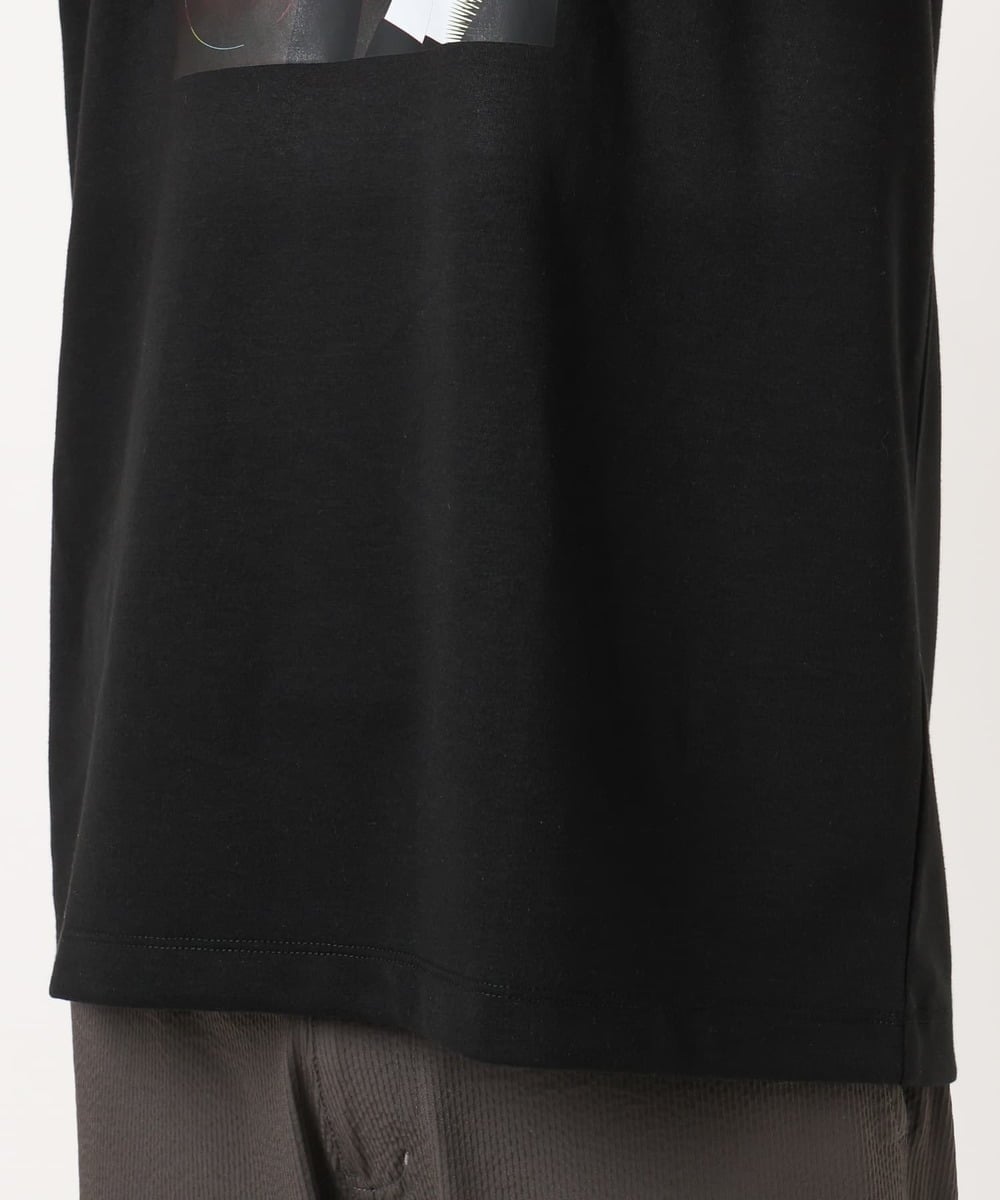 MKKIC28069 MK MICHEL KLEIN HOMME(MKミッシェルクランオム) 【YASDAQコラボ】グラフィックデザインカットソー ブラック
