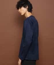 MKKII01055 MK MICHEL KLEIN HOMME(MKミッシェルクランオム) カットソー（ウラゲスウェード） ネイビー
