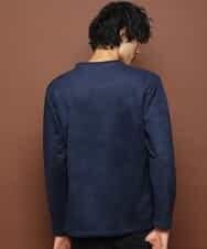 MKKII01055 MK MICHEL KLEIN HOMME(MKミッシェルクランオム) カットソー（ウラゲスウェード） ネイビー