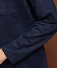 MKKII01055 MK MICHEL KLEIN HOMME(MKミッシェルクランオム) カットソー（ウラゲスウェード） ネイビー