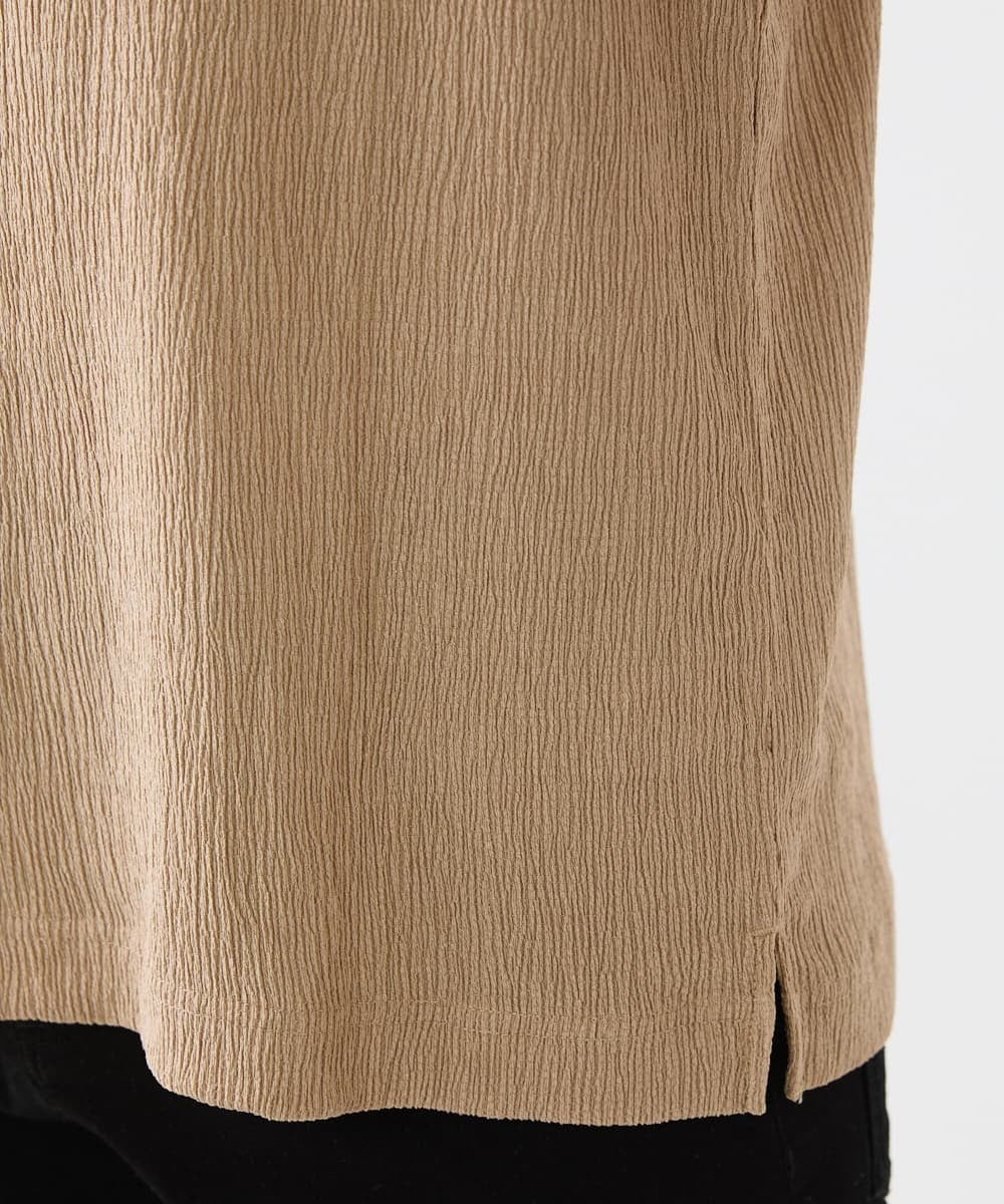 MKKIV64059 MK MICHEL KLEIN HOMME(MKミッシェルクランオム) ジャージVネックカットソー アイボリー