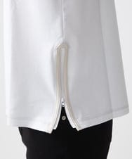 MKKIX48069 MK MICHEL KLEIN HOMME(MKミッシェルクランオム) 【大きいサイズあり】カットソー/サイドZIPデザイン ホワイト