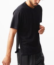 MKKIX48069 MK MICHEL KLEIN HOMME(MKミッシェルクランオム) 【大きいサイズあり】カットソー/サイドZIPデザイン ブラック