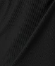 MKKJA17069 MK MICHEL KLEIN HOMME(MKミッシェルクランオム) 【洗える】ストライプテレコクルーネックカットソー ブラック
