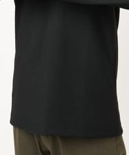 MKKJA17069 MK MICHEL KLEIN HOMME(MKミッシェルクランオム) 【洗える】ストライプテレコクルーネックカットソー ブラック