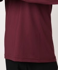 MKKJA33059 MK MICHEL KLEIN HOMME(MKミッシェルクランオム) 【接触冷感】ブライトシャドーストライプカットソー パープル