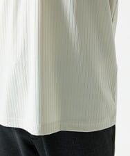 MKKJA33059 MK MICHEL KLEIN HOMME(MKミッシェルクランオム) 【接触冷感】ブライトシャドーストライプカットソー ライトグレー