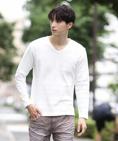 MKKJJ60045 MK MICHEL KLEIN HOMME バイヤス柄カットソー