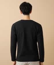 MKKJJ60045 MK MICHEL KLEIN HOMME(MKミッシェルクランオム) バイヤス柄カットソー ブラック