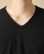 MKKJJ60045 MK MICHEL KLEIN HOMME(MKミッシェルクランオム) バイヤス柄カットソー ブラック
