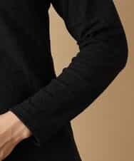MKKJJ60045 MK MICHEL KLEIN HOMME(MKミッシェルクランオム) バイヤス柄カットソー ブラック