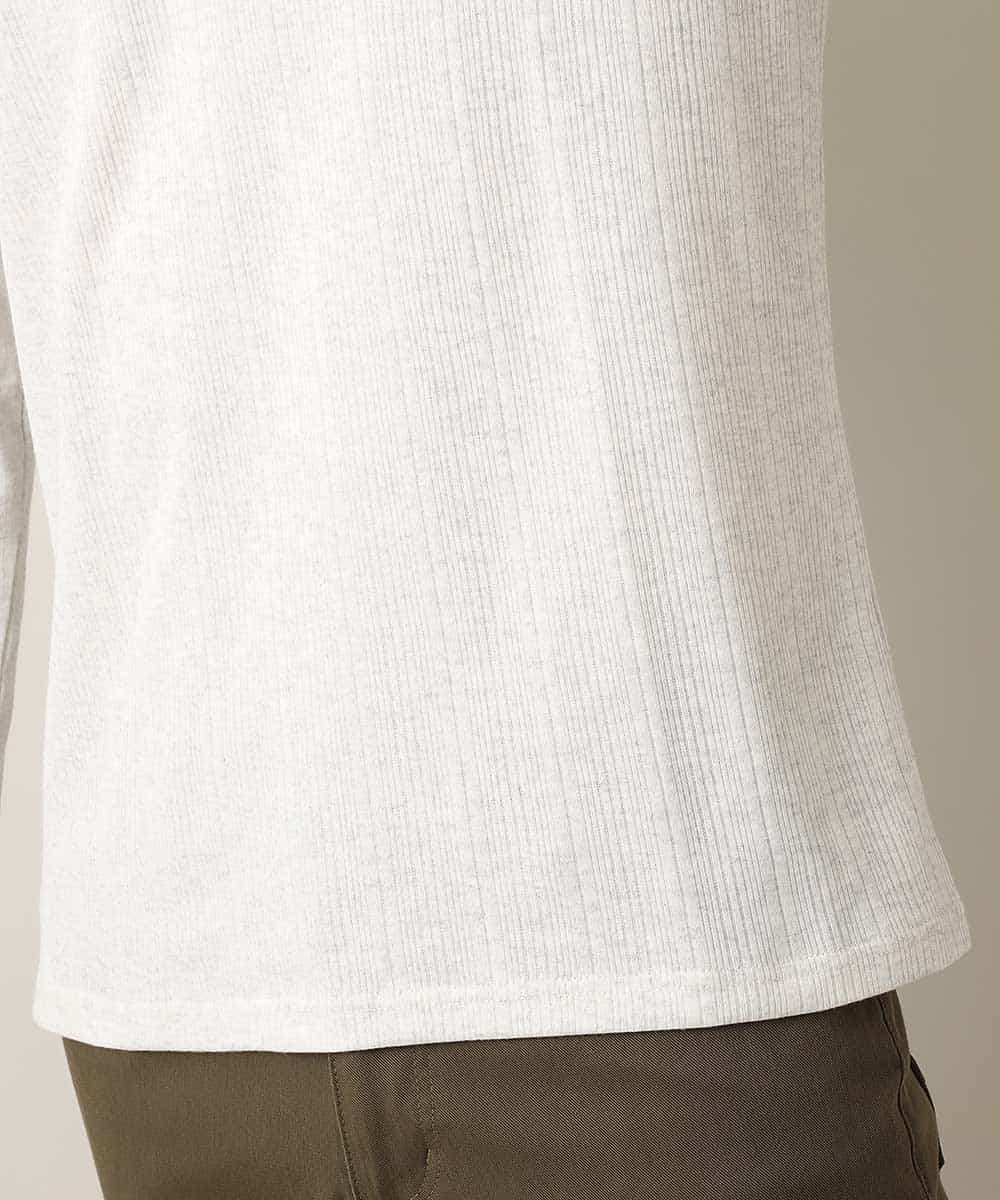 MKKJJ61059 MK MICHEL KLEIN HOMME(MKミッシェルクランオム) ブライトハリヌキカットソー アイボリー
