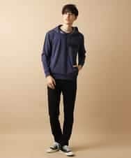 MKKJL05079 MK MICHEL KLEIN HOMME(MKミッシェルクランオム) オリジナルプルパーカー ネイビー