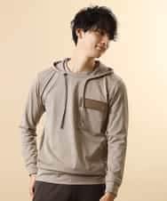 MKKJL05079 MK MICHEL KLEIN HOMME(MKミッシェルクランオム) オリジナルプルパーカー ベージュ