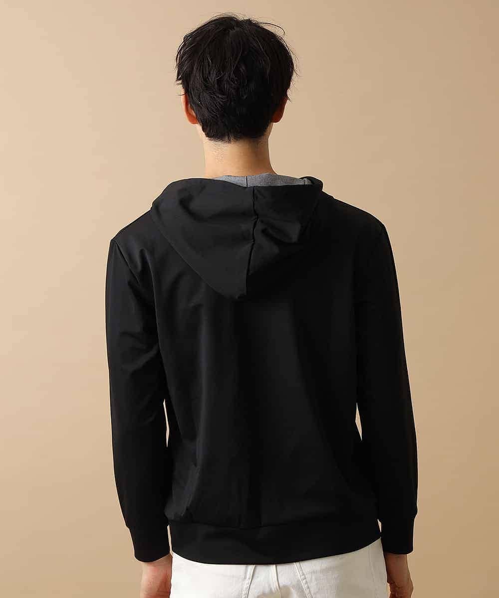 MKKJL05079 MK MICHEL KLEIN HOMME(MKミッシェルクランオム) オリジナルプルパーカー ブラック