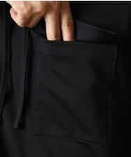 MKKJL05079 MK MICHEL KLEIN HOMME(MKミッシェルクランオム) オリジナルプルパーカー ブラック