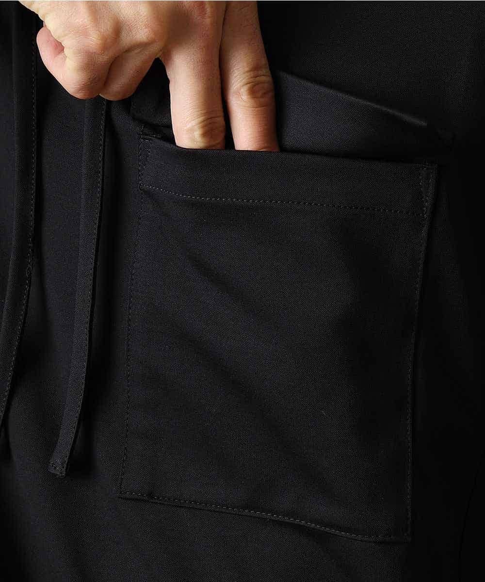 MKKJL05079 MK MICHEL KLEIN HOMME(MKミッシェルクランオム) オリジナルプルパーカー ブラック