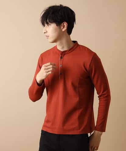 MKKJL07069 MK MICHEL KLEIN HOMME バンドカラーカットソー