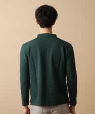MKKJL07069 MK MICHEL KLEIN HOMME(MKミッシェルクランオム) バンドカラーカットソー グリーン