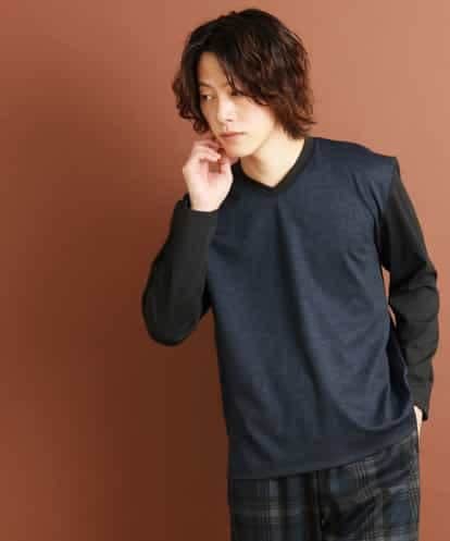 MKKJM40063 MK MICHEL KLEIN HOMME ダブルフェイスプリント