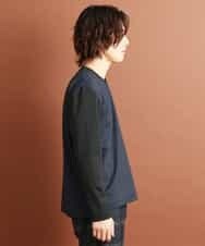 MKKJM40063 MK MICHEL KLEIN HOMME(MKミッシェルクランオム) ダブルフェイスプリント ネイビー