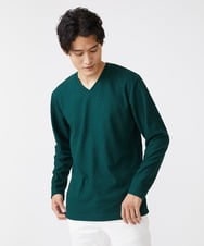 MKKJS53059 MK MICHEL KLEIN HOMME(MKミッシェルクランオム) リンクスカットソー グリーン(35)