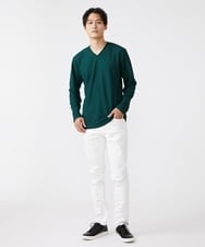 MKKJS53059 MK MICHEL KLEIN HOMME(MKミッシェルクランオム) リンクスカットソー グリーン(35)