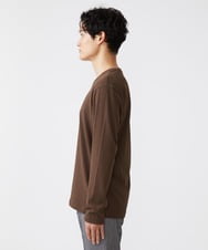 MKKJS55059 MK MICHEL KLEIN HOMME(MKミッシェルクランオム) ストレッチストライプカットソー ブラウン(87)