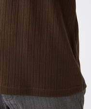 MKKJS55059 MK MICHEL KLEIN HOMME(MKミッシェルクランオム) ストレッチストライプカットソー ブラウン(87)