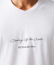 MKKJU19063 MK MICHEL KLEIN HOMME(MKミッシェルクランオム) レッドカップキャンペーン / グラフィックプリントカットソー ライトグレー(91)