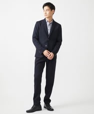 MKLAA55140 MK MICHEL KLEIN HOMME(MKミッシェルクランオム) 【セットアップ対応/全4サイズ展開】テーパードパンツ / TEC EASY JERSY 2024 ネイビー