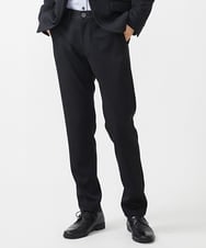 MKLAA55140 MK MICHEL KLEIN HOMME(MKミッシェルクランオム) 【セットアップ対応/全4サイズ展開】テーパードパンツ / TEC EASY JERSY 2024 ブラック