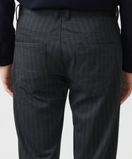 MKLAA57140 MK MICHEL KLEIN HOMME(MKミッシェルクランオム) 【セットアップ対応/全4サイズ展開】テーパードパンツ/TEC EASY へリンボン ダークグレー
