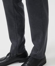 MKLAA61150 MK MICHEL KLEIN HOMME(MKミッシェルクランオム) 【セットアップ対応/全4サイズ展開】レザー調プリントスラックス/TECEASYレザージャージ ブラック