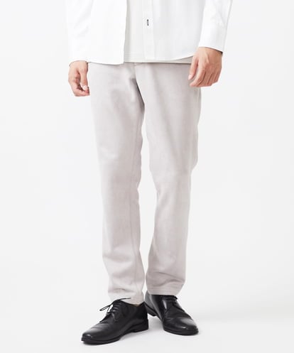 MKLAA62130 MK MICHEL KLEIN HOMME スラックスパンツ / スエードタッチライト