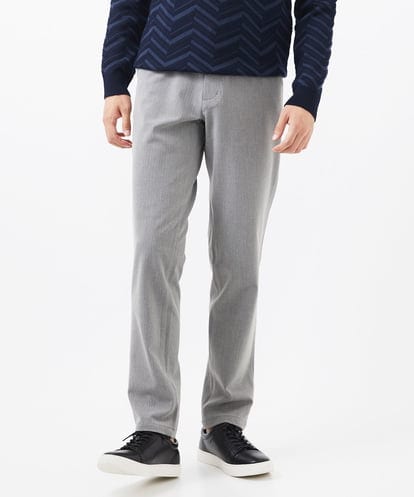MKLAA65150 MK MICHEL KLEIN HOMME テーパードパンツ/ソフトサーモへリンボン