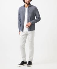 MKLAC04090 MK MICHEL KLEIN HOMME(MKミッシェルクランオム) 【全5サイズ展開】ベーシックストレッチパンツ / 2024年AW アイボリー