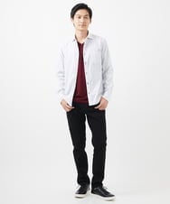MKLAC04090 MK MICHEL KLEIN HOMME(MKミッシェルクランオム) 【全5サイズ展開】ベーシックストレッチパンツ / 2024年AW ブラック
