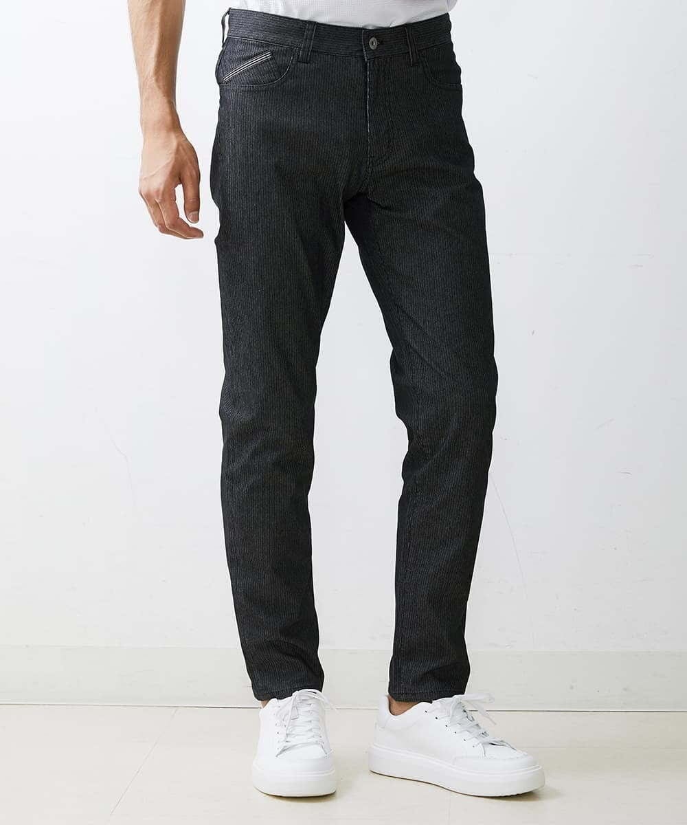 MKLAC05120 MK MICHEL KLEIN HOMME(MKミッシェルクランオム) 【4サイズ展開】ストレッチパンツ/コードレーン2024AW ライトグレー