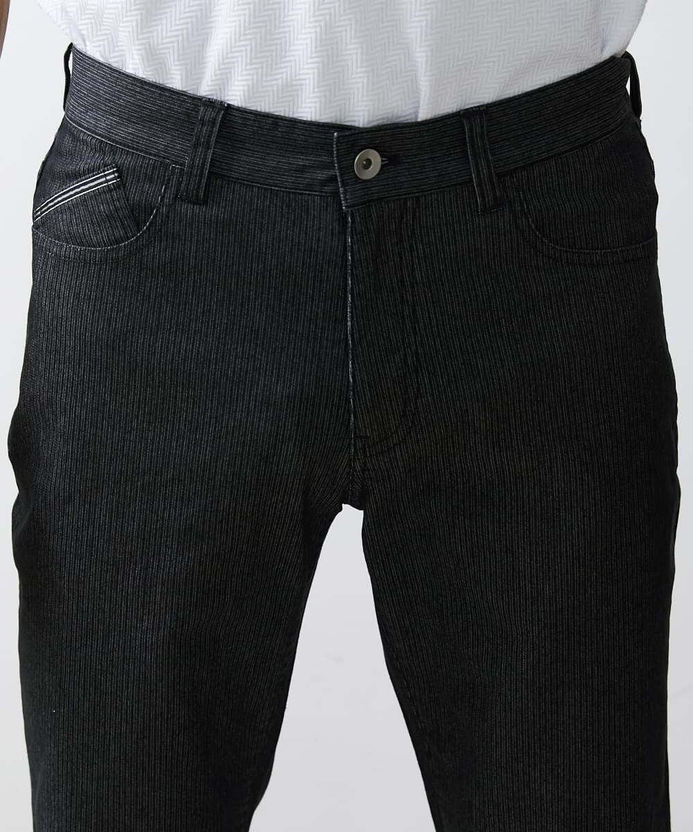 MKLAC05120 MK MICHEL KLEIN HOMME(MKミッシェルクランオム) 【4サイズ展開】ストレッチパンツ/コードレーン2024AW ライトグレー