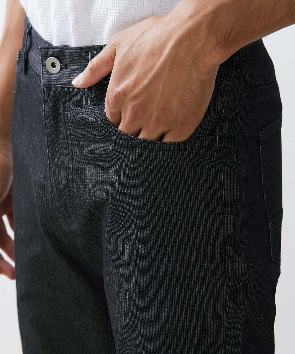 MKLAC05120 MK MICHEL KLEIN HOMME(MKミッシェルクランオム) 【4サイズ展開】ストレッチパンツ/コードレーン2024AW ライトグレー