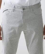 MKLAC05120 MK MICHEL KLEIN HOMME(MKミッシェルクランオム) 【4サイズ展開】ストレッチパンツ/コードレーン2024AW ライトグレー