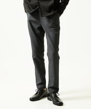 MKLAD54130 MK MICHEL KLEIN HOMME(MKミッシェルクランオム) 【オンオフ兼用】アクティブセッターオックス スラックス ダークグレー